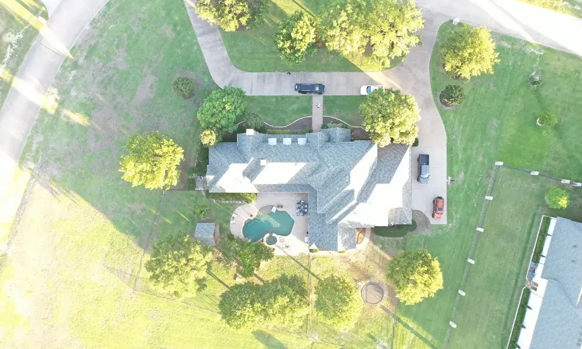 New shingle roof installation on a home in Burlington